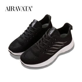 Womens Fashion Casual Sports Shoes Breathable Mesh Flat Ladies Outdoor Tennis Running Shoes