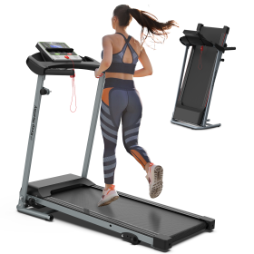 Folding Treadmill with Incline 2.5HP 12KM/H Electric Treadmill for Home Foldable