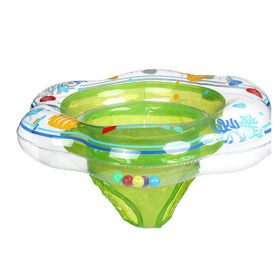 Baby Swimming Float,Inflatable Swimming Ring with Float Seat for 6-36 Months Children (Color: Green)