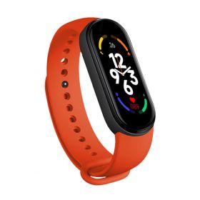 M7 Smart Watch Bluetooth Step Counting Sports Smart Bracelet Fitness Tracker Heart Rate Blood Pressure Sleep Monitor Smartwatch (Ships From: Russian Federation, Color: Red)