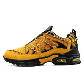 Running Shoes Breathable Men's Sneakers Fitness Air Shoes Cushion Outdoor Brand Sports Platform Mens Sneakers Zapatos De Mujer (Color: 106yellow, size: 44)