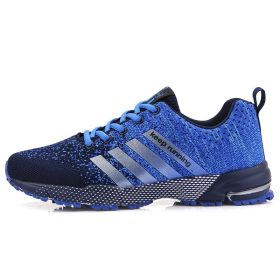 Running Shoes Breathable Men's Sneakers Fitness Air Shoes Cushion Outdoor Brand Sports Platform Mens Sneakers Zapatos De Mujer (Color: 8702 blue, size: 43)