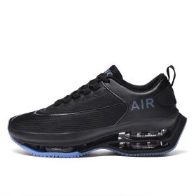 New Air Running Shoes Man Brand Cushion Jogging Shoes Athletic Training Sport Sneakers Men's Lightweight Walking Shoes Mesh Shoe (Color: 399 black, size: 43)