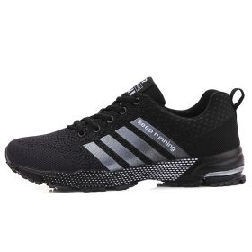 New Shoes Men Sneakers Male Mens Shoes Tennis Luxury Shoes Trainer Race Breathable Shoes Fashion Running Shoes Air Mesh Hombre (Color: 8702 black, size: 40)