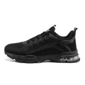 Men Sport Running Shoes Comfortable Outdoor Walking Jogging Sneakers Breathable Athletic Sport Trainers for Men Chaussure Homme (Color: black 9078, size: 40)