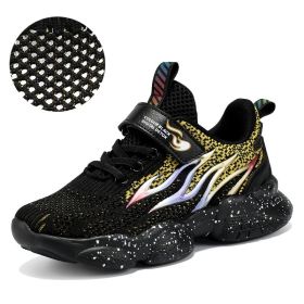 2022 New Kids Shoes Boys Sneakers Kids Casual Sport Running Fashion Child Shoes Boy Summer Children Shoe For Boys Brand (Color: gold girls sneaker, size: 4.5)