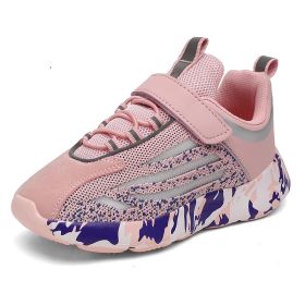 2022 Kids Running Sneakers Girl Children's Shoes Girls Sneakers Children Footwear Shoes For Girls Children's Sports Shoes Boys (Color: Pink, size: 29)