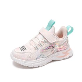 2022 Kids Running Sneakers Children's Tennis Shoes Girl Sneakers Children's Footwear Shoes For Girls Children's Sports Shoes (Color: White, size: 35)