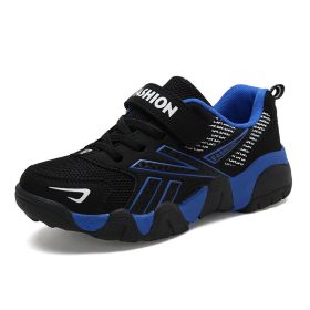 FLARUT Kids Shoes Spring Children Running Shoes Outdoor Casual Sports Girls Basket Sneakers Comfort Air Mesh Boys Trainers Black (Color: blue shoes for kids, size: 13)