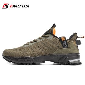 Baasploa 2022 New Men's Casual Sport Shoes Breathable Mesh Male Shoes Outdoor Grass Walking Gym Shoes for Men Running Shoes (Color: 114101-KL, size: 41)