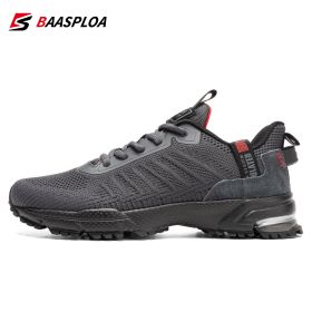 Baasploa 2022 New Men's Casual Sport Shoes Breathable Mesh Male Shoes Outdoor Grass Walking Gym Shoes for Men Running Shoes (Color: 114101-SH, size: 46)