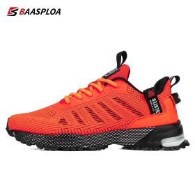 Baasploa 2022 New Men's Casual Sport Shoes Breathable Mesh Male Shoes Outdoor Grass Walking Gym Shoes for Men Running Shoes (Color: 114101-CH, size: 41)