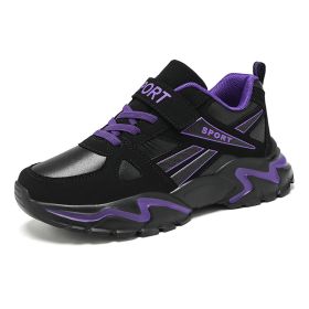 Children Shoes Casual Kids Sneakers Leather Sport Fashion Boy Spring Summe Children Sneakers For Boys Brand 2022 Running Shoes (Color: Purple, size: 5.5)