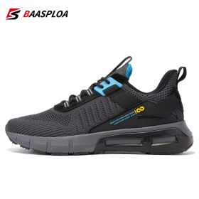 Baasploa New Men's Casual Sneakers Lightweight Breathable Walking Shoes Comfortable Casual Male Non-Slip Running Gym Shoes (Color: 114513-SH, size: 41)