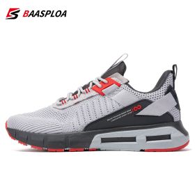 Baasploa New Men's Casual Sneakers Lightweight Breathable Walking Shoes Comfortable Casual Male Non-Slip Running Gym Shoes (Color: 114513-QH, size: 46)