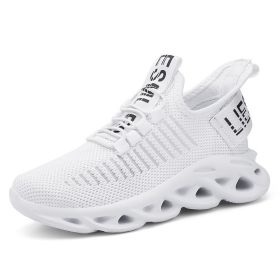 Big Children Shoes Boys Breathable Sneakers Kids Outdoor Sport Running Shoes Hollow Sole Tenis Infantil Basket Footwear Summer (Color: white boys shoes, size: 36)