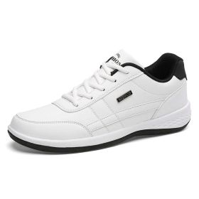 Men Casual Breathable Sneakers (Color: White, size: 11)